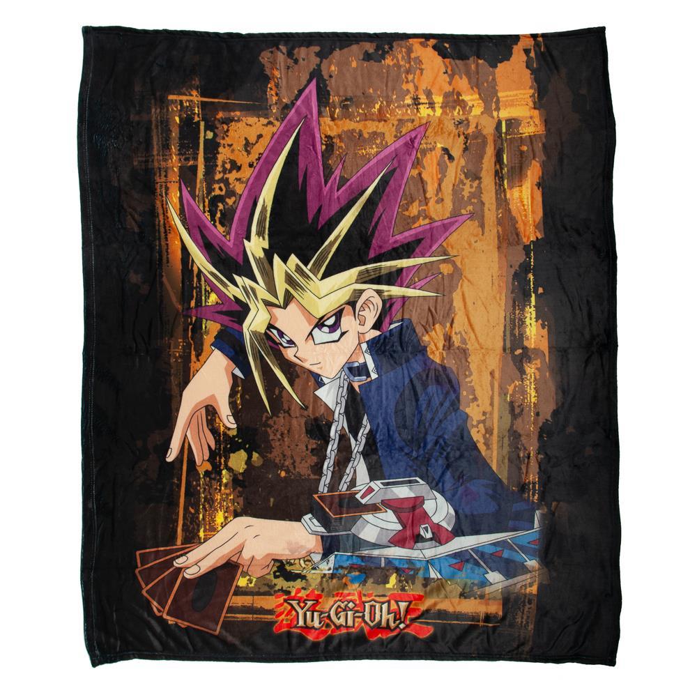 Yu-Gi-Oh! - Black & Gold Throw Blanket